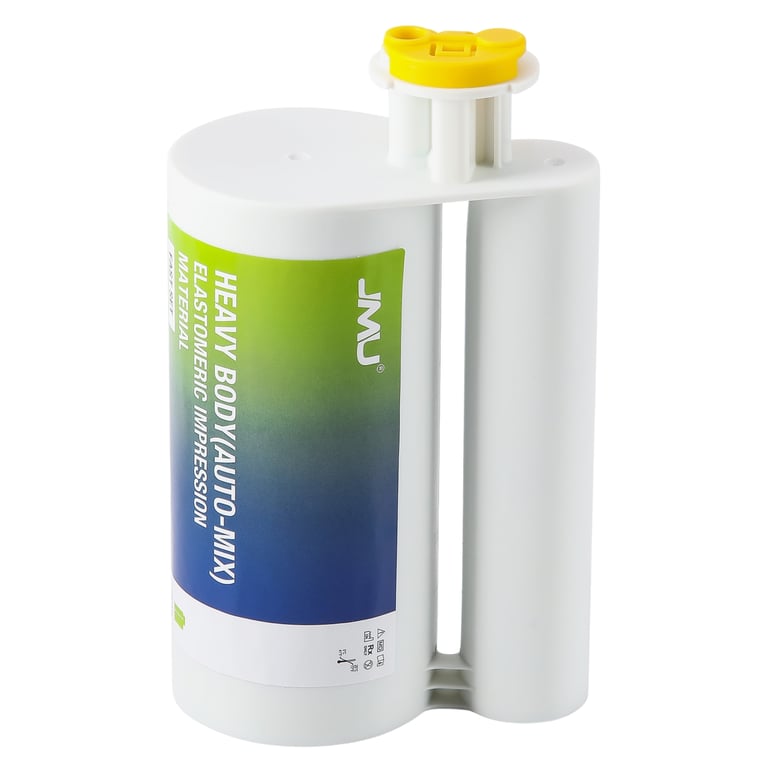 JMU Heavy Body VPS Impression Material, Fast Set, Auto-Mix 5:1, 380ml, 1/Pk. Compounded for tray