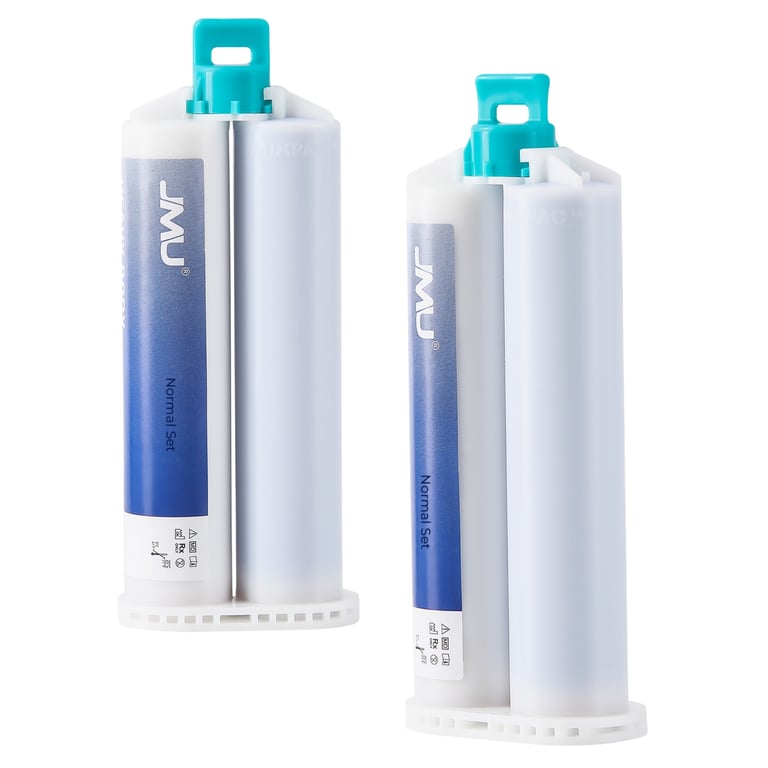 JMU Heavy Body VPS Impression Material, Normal Set, 50ml Cartridges, 4/Pk. Compounded for tray