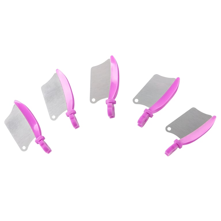 JMU Large Dental Wedge Guards with Knife, Purple, 50/Pk. Interproximal plastic wedge