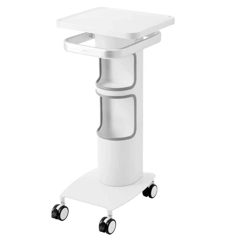 JMU Multi-Function Trolley Cart, GM-1 Compact Model, White, Single Cart. All-in-one design