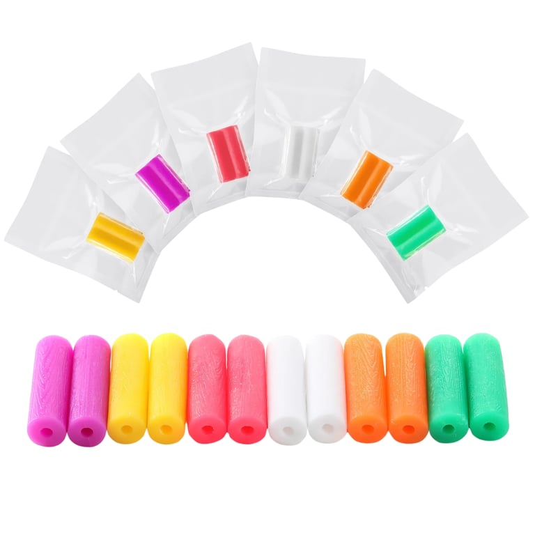 JMU Orthodontic Aligner Tray Seaters, Assorted Colors, 12/Pk. Unscented soft silicone aligner tray