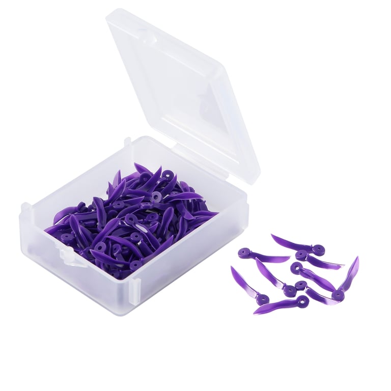 JMU Plastic Wedges, Large - 17.8 x 2.8 mm, Purple, 100/Pk. Disposable plastic wedges feature