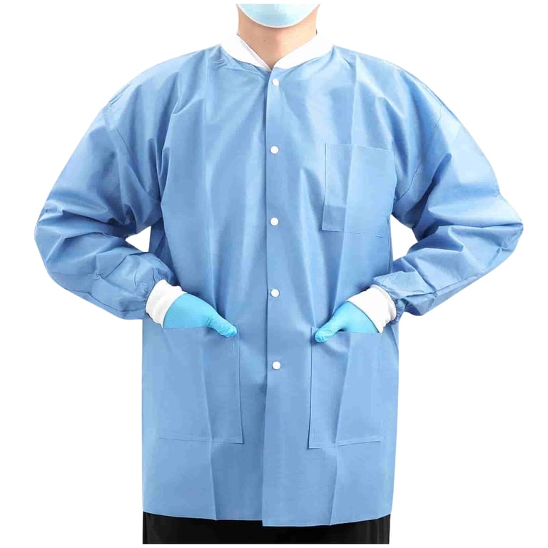JMU Plus SMS Lab Jacket, 40g, Hip Length, 3 Pocke