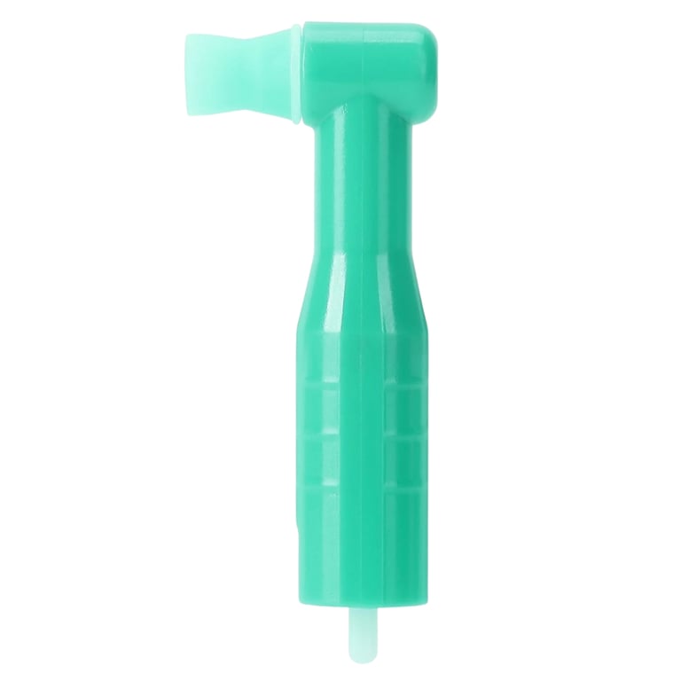 JMU Prophy Angle with 90° Soft Cup, Green, Latex-Free, 500/Pk. Features TPE construction