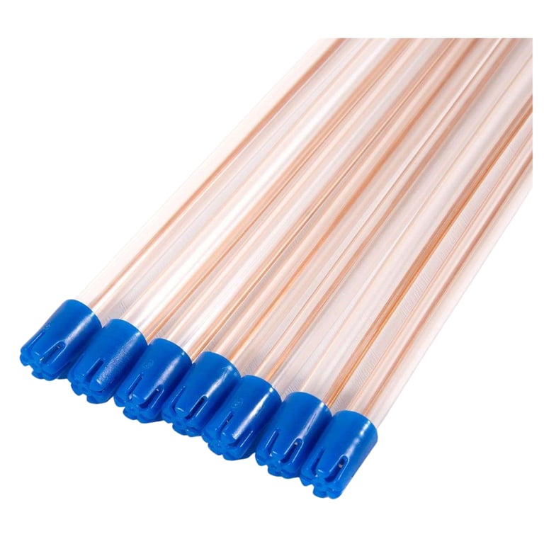 JMU PVC Saliva Ejector, Clear Tube / Blue Tip, 10