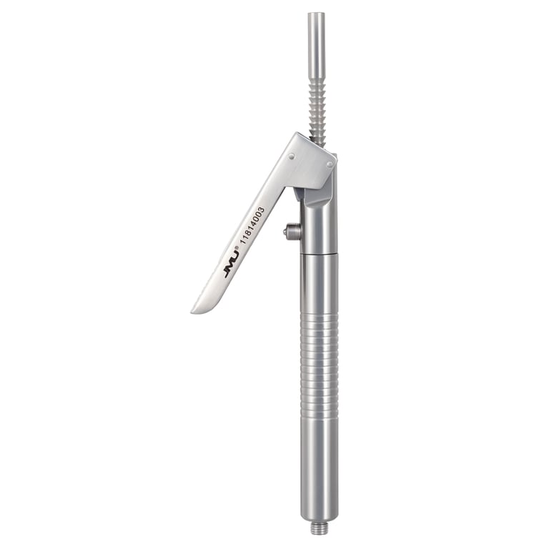 JMU Stainless Steel Palm-Grip 1.8ml Aspirating Syringe, Pen Style, 1/Pk. Delivers controlled local