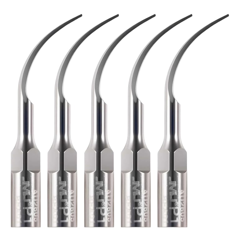 JMU Stainless Steel Ultrasonic Scaler Tip, P1, EMS/Woodpecker Compatible, 5/Pk. Removes