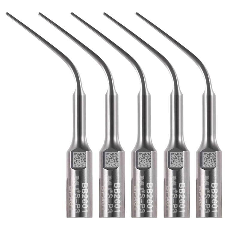 JMU Stainless Steel Ultrasonic Scaler Tip, S-P3, Satelec/DTE/NSK Compatible, 5/Pk. Removes deep