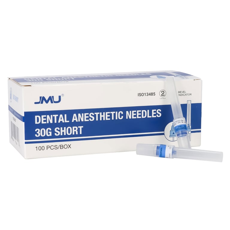 JMU Disposable Dental Anesthetic Needle, 30 Gauge