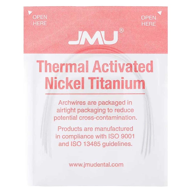 JMU Thermal Activated Nickel Titanium Archwire, N