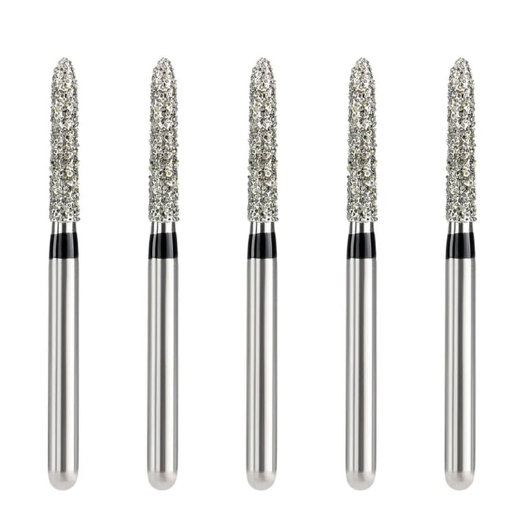 JMU FG #878K-016SC Super Coarse Pointed Taper Diamond Burs, 5/Pk. Made from high-quality