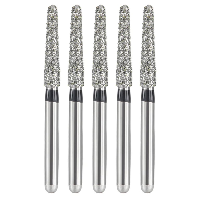 JMU FG #856-018SC Super Coarse Round End Taper Diamond Burs, 5/Pk. Made from high-quality