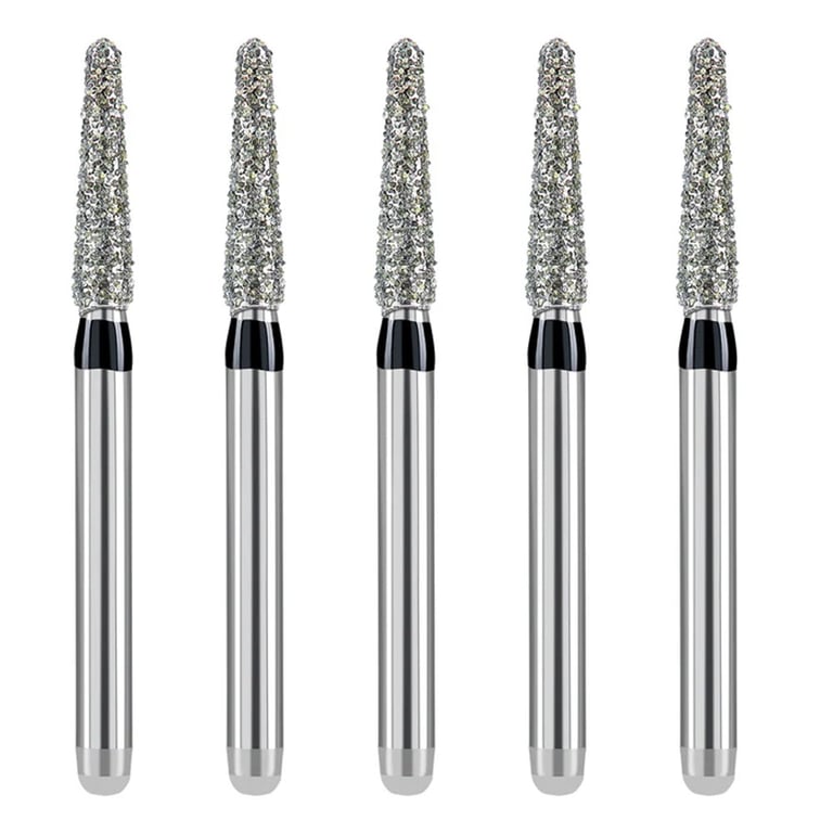 JMU FG #855-018SC Super Coarse Round End Taper Diamond Burs, 5/Pk. Made from high-quality