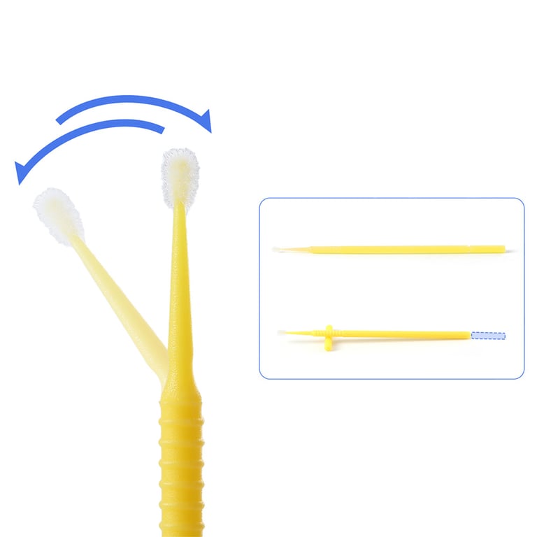 JMU Disposable Micro Applicator Brush, Fine Tip, 