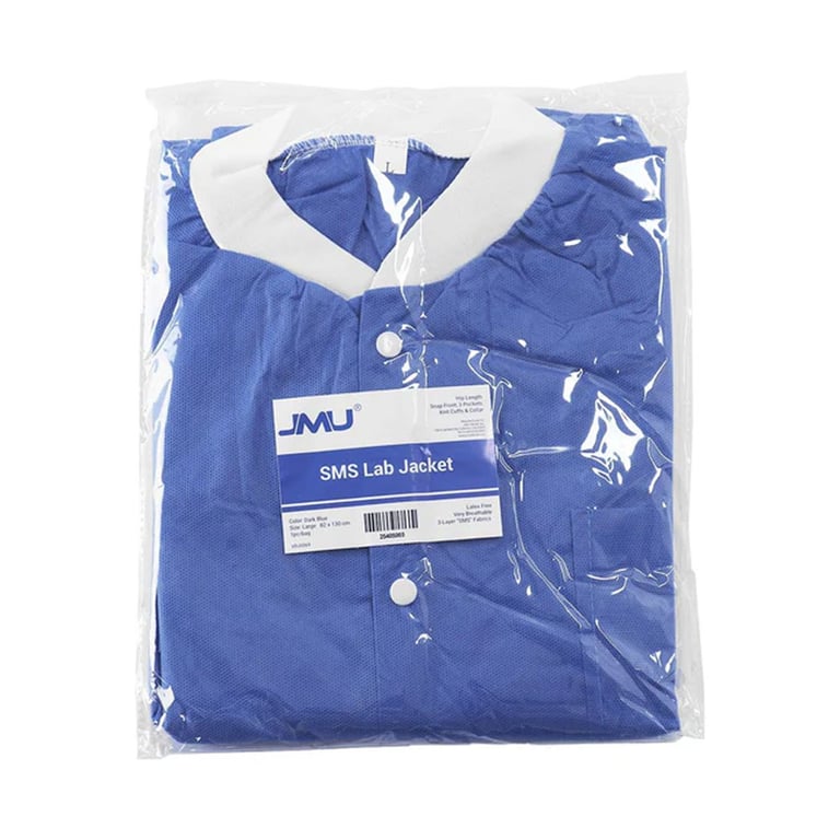 JMU Plus SMS Jacket, Large, Dark Blue, 50/Case