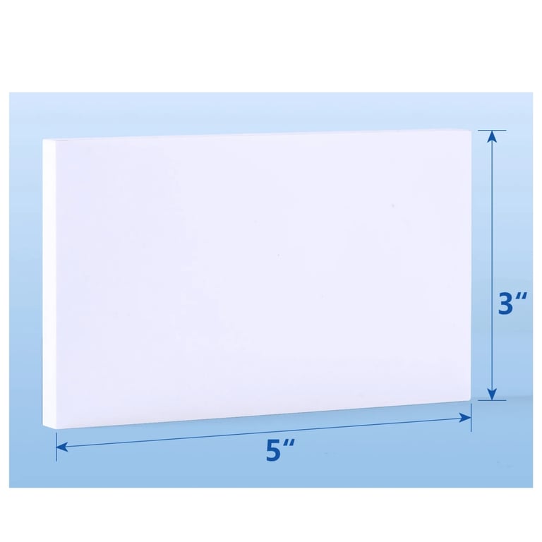 JMU 3" x 5" Double-Sided Plastic-Coated Mixing Pa