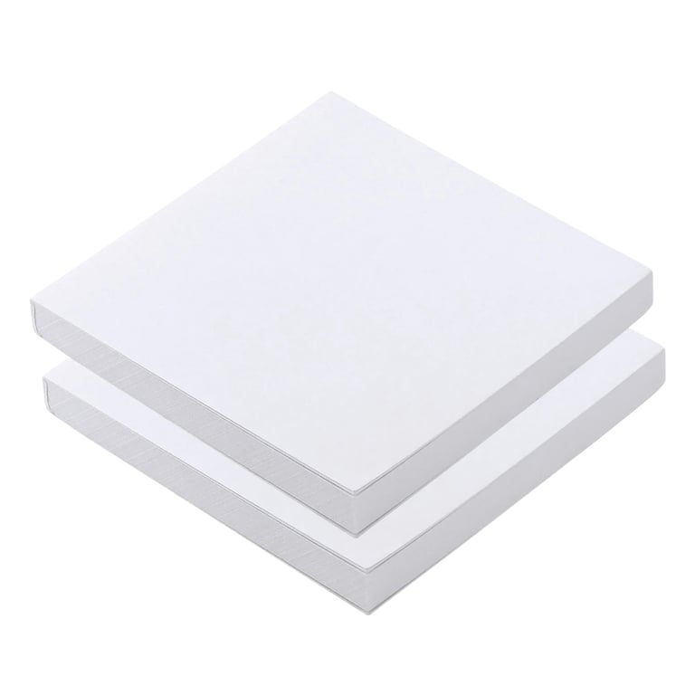 JMU 3" x 3" Double-Sided Plastic-Coated Mixing Pads, 50Sheets/Pad, 1/Pk. Durable, waterproof pads