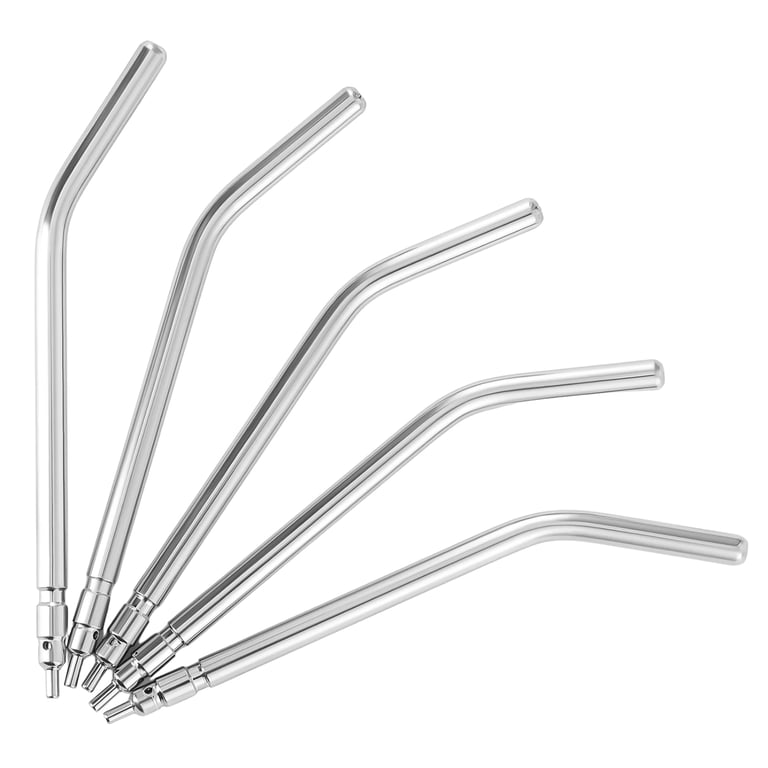 JMU Copper-Plated Metal Air Water Syringe Tips, 5/Pk. Features a single slot orifice design