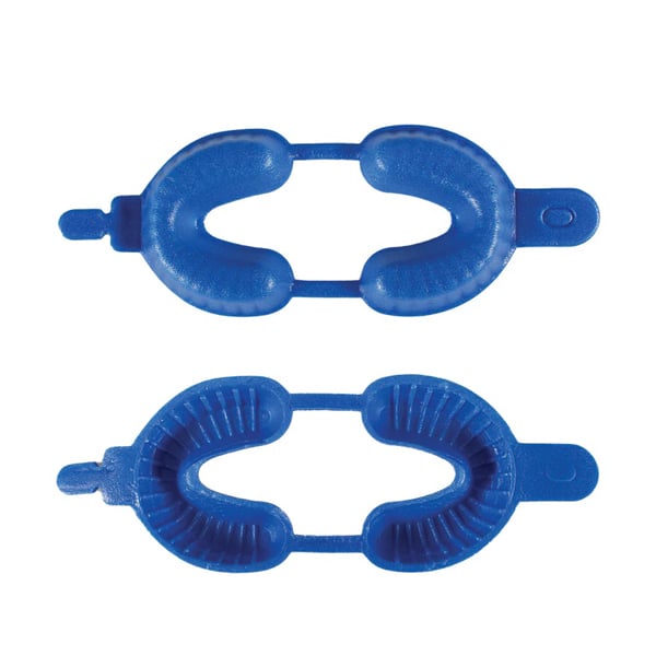JMU Disposable Dental Fluoride Foam Trays, Large, Blue, 50/Pk. The flexible tray help for adapting