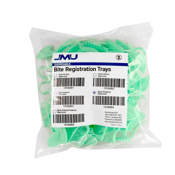 JMU Disposable Dental Bite Registration Trays, Gr