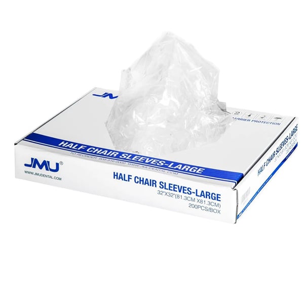JMU 32" x 32" Half Chair Covers Large, Disposable