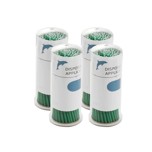 JMU Disposable Micro Applicator Brush, Green Fine 2.0mm, 400/Bx. The lentfree Net32