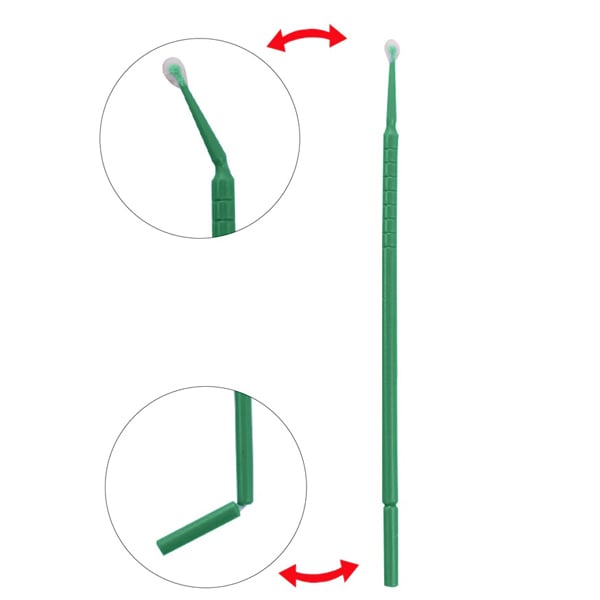 JMU Disposable Micro Applicator Brush, Green Fine