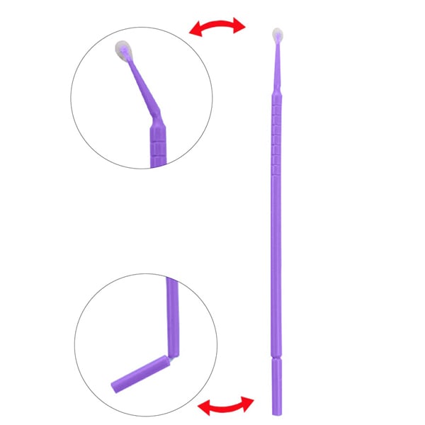 JMU Disposable Micro Applicator Brush, Purple Ult