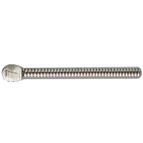 Johnson-Promident #4 Whaledent-Type Parallel-Sided stainless steel posts, 25/pk. Serrated, vented