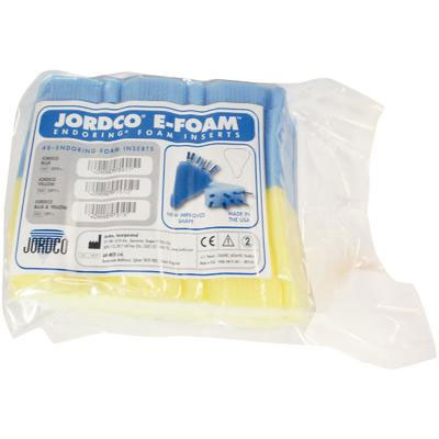 Endoring II e-Foam Inserts Combo pack, Yellow & Blue foam inserts, Package of 48 inserts