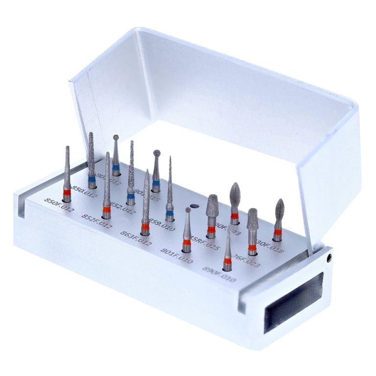Jota Dentistry Ceramic Preparation Update 13-pc Kit, Dr Milko Villarroel, FG Shank, Single Set