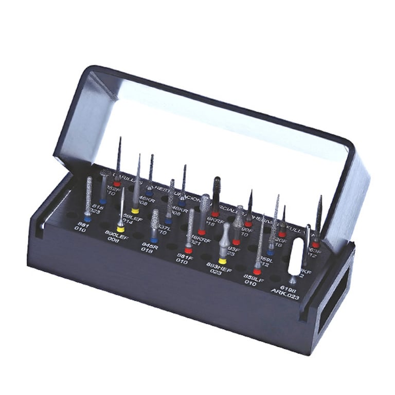 Jota Dentistry ROA System Master Preparation Burs Set. Includes: 852F.010, 446KR.008, 846KRF.016
