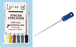 JS Finger Spreader Medium Black 21mm Finger Spreaders, Stainless Steel Hand Files with Color-Coded