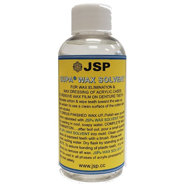 SUPA Wax Solvent 8oz., 1/Pk. Fast-acting solvent for wax removal. Works quickly and is a must-have
