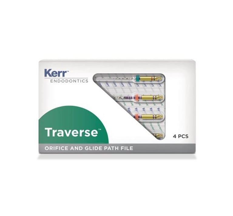 Traverse Rotary Orifice and Glide Path Files - 1 Orifice Opener + 3 Rotary Glide Path Files