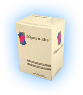 Dispos-a-Bite Pinnacle disposable bite blocks for panoramic X-Ray machines, model #7010 fits