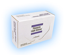 Light Sleeves 4" x 5.75" Plastic Sleeves for T-Style Light Handle, Clear, Box of 500 Sleeves