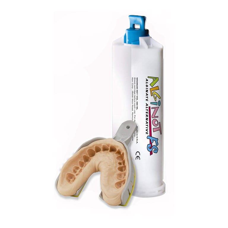 AlgiNot Refill: 1 - 50 mL Cartridges. Regular Set. Alginate Alternative VPS Impression Material
