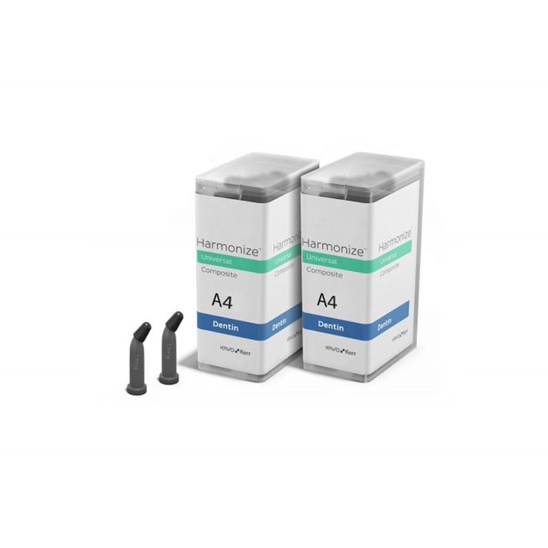 Harmonize Nanohybrid Universal Composite, Dentin A4, .25 g Unidose, 10/Pk. Light cure