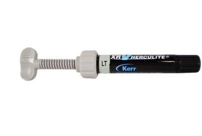Herculite XRV Microhybrid Composite - Incisal Light - 2.5g Syringe. Light-cured composite material