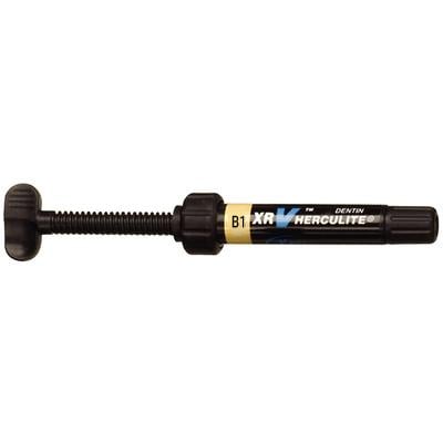 Herculite XRV Microhybrid Composite - Dentin B1 - 5g Syringe. Light-cured composite material