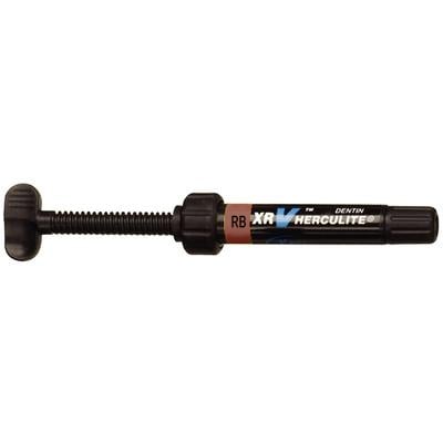 Herculite XRV Microhybrid Composite - Cervical, Red/Brown - 5g Syringe. Light-cured composite