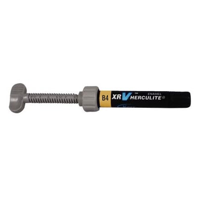 Herculite XRV Microhybrid Composite - Enamel B4 - 5g Syringe. Light-cured composite material