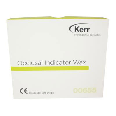 Kerr Occlusal Indicator Wax, 20 gauge, 180/Pk. An indicator to define occlusal prematurities