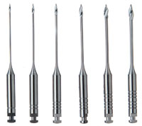 Kerr #1 - #6 Gates Glidden drills, 18 mm, package of 6 instruments (1 of each size)