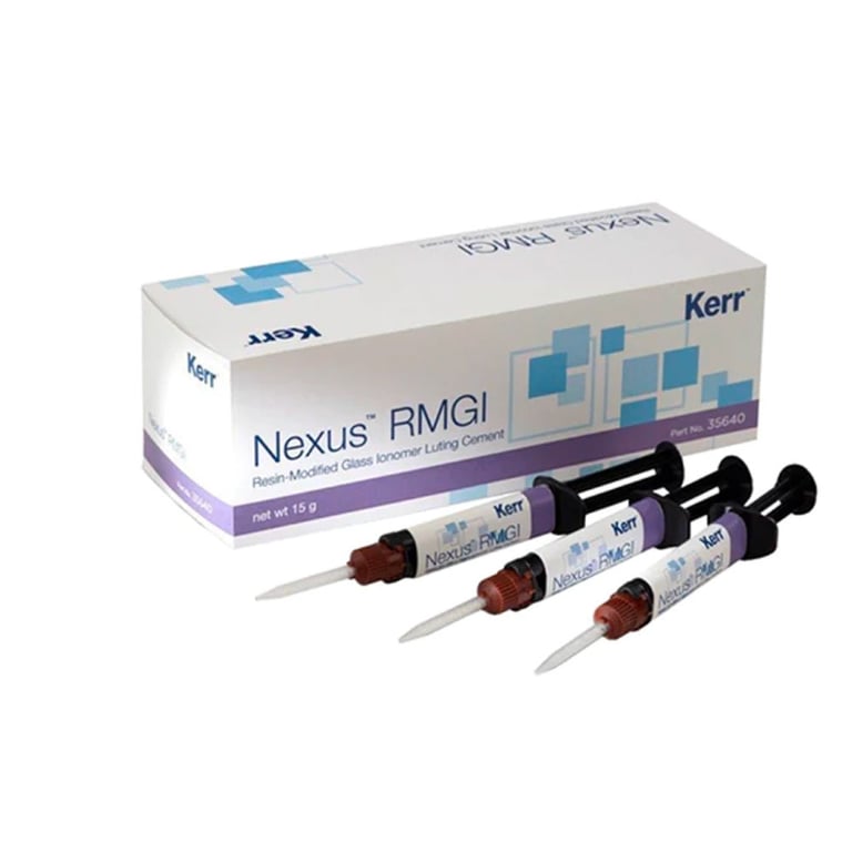 Nexus Kerr RMGI Kit, 3 Dual Syringes, Translucent White, 24 1:1 Automix Tips. Combines One-Peel