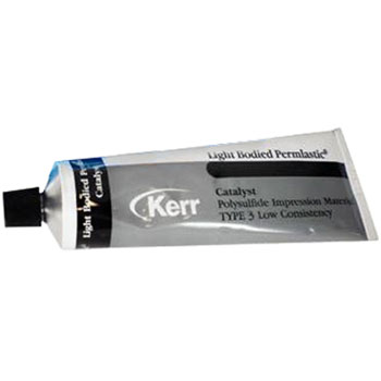 Permlastic Light Body, Catalyst Only. 130 g (70 ml volume) Tube. Polysulfide Condensation-Cured