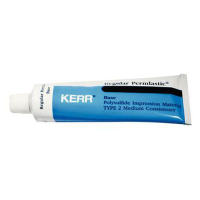 Permlastic Regular Body, Base Only. Polysulfide Condensation-Cured Impression Material, 1 - 100