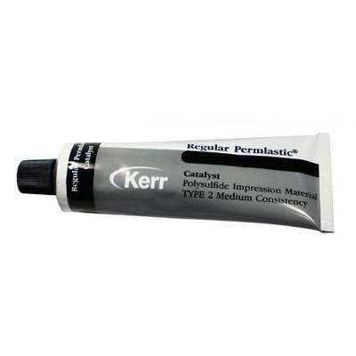 Permlastic Regular Body, Catalyst Only. 130 g (70 ml volume) Tube. Polysulfide Condensation-Cured