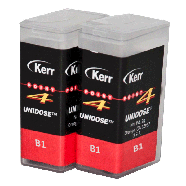 Point 4 Composite Unidose, B1 Body, Light-Cure, 0.2 Gm. Refill, 20/Box. Universal hybrid composite
